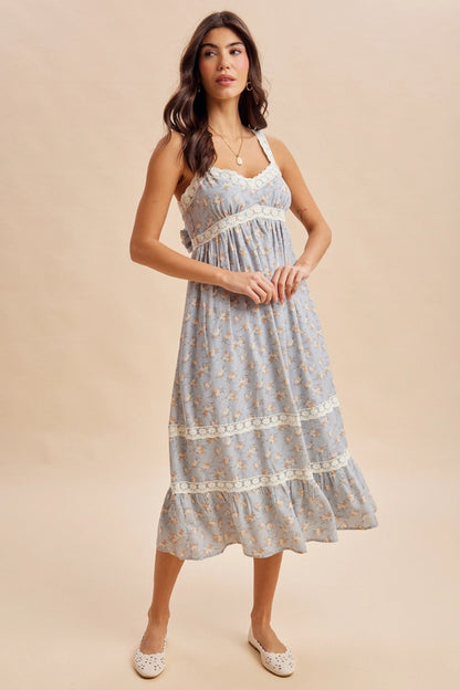 Bloom & Grace Blue Maxi