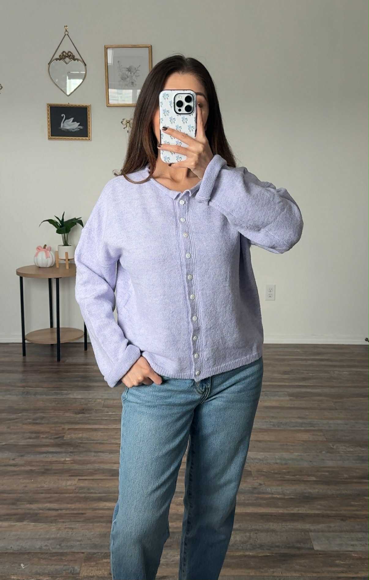 Evermore Cardigan - Lavender Haze