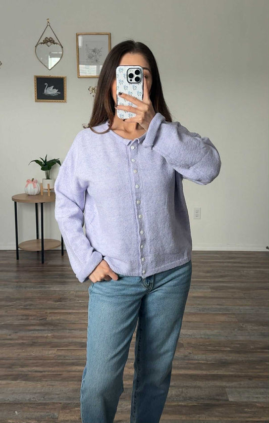 Evermore Cardigan - Lavender Haze