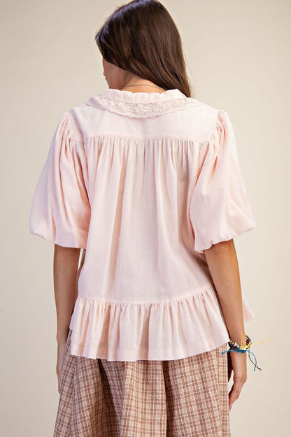Blush Cottage Blouse