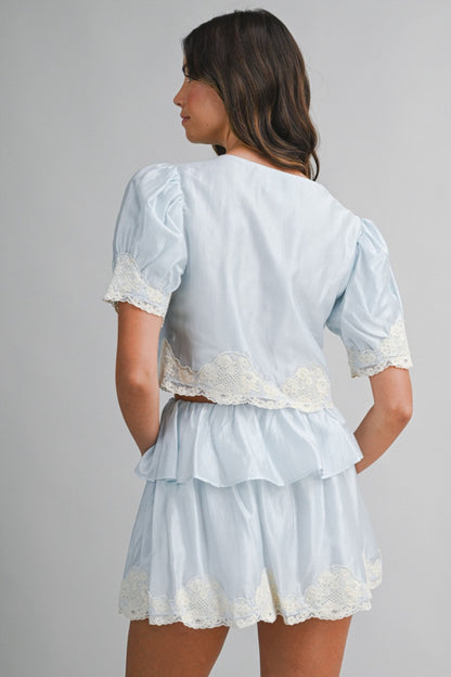 Lady Eloise Lace Set (Blue)